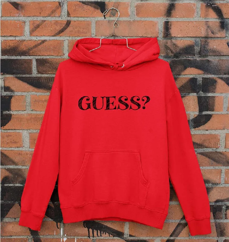 Guess Unisex Hoodie for Men/Women Hoodie with Turtle Neck Cozy Winter