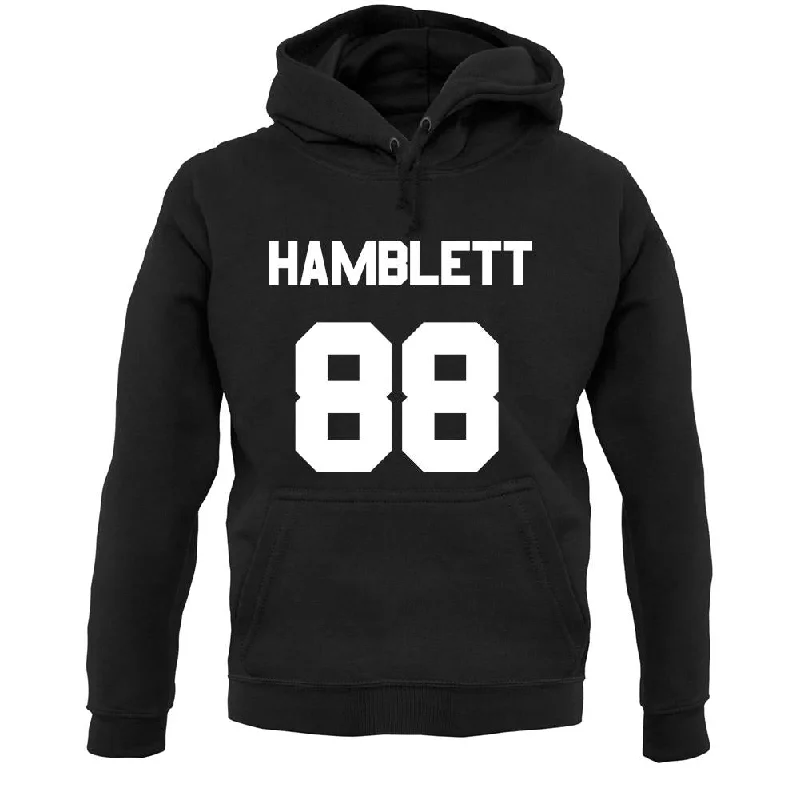 Hamblett 88 Unisex Hoodie Zip Hoodie Drawstring Kangaroo Pocket