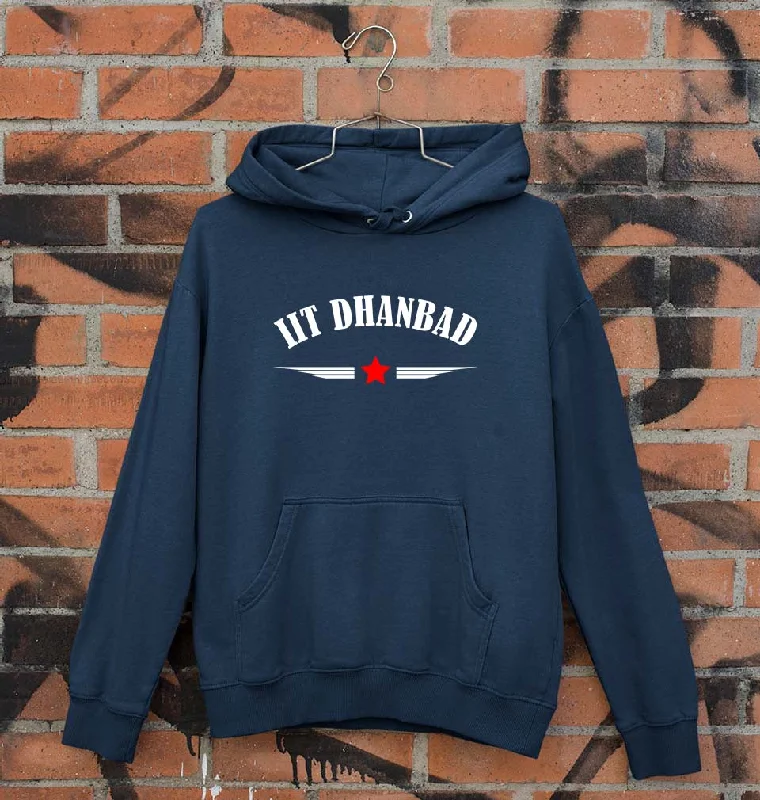 IIT Dhanbad Unisex Hoodie for Men/Women Hoodie with Cuffed Sleeves Snug Secure