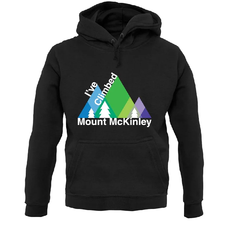 I'Ve Climbed Mount Mckinley Unisex Hoodie Hoodie with Velcro Closure Adjustable Secure