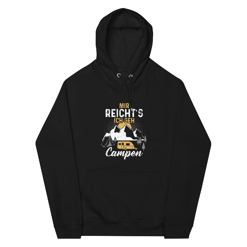 Mir reichts ich geh Campen - Unisex Premium Organic Hoodie