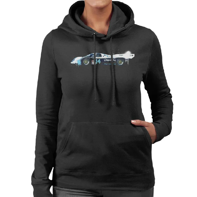 Motorsport Images Al Unser Jr Daytona 1985 Women's Hooded Sweatshirt Hoodie with Back Slit Movement Comfort Motorsport Images Al Unser Jr Daytona 1985 Women's Hooded Sweatshirt Hoodie with Back Slit Movement Comfort