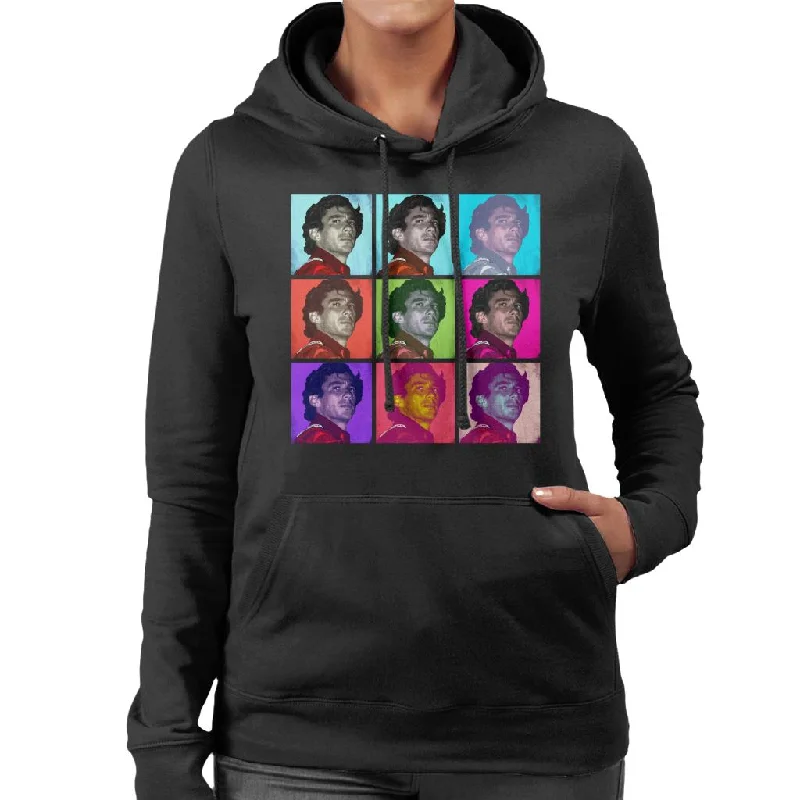 Motorsport Images Ayrton Senna Donington Park Pop Art Women's Hooded Sweatshirt Hoodie Dress Longline Feminine Motorsport Images Ayrton Senna Donington Park Pop Art Women's Hooded Sweatshirt Hoodie Dress Longline Feminine