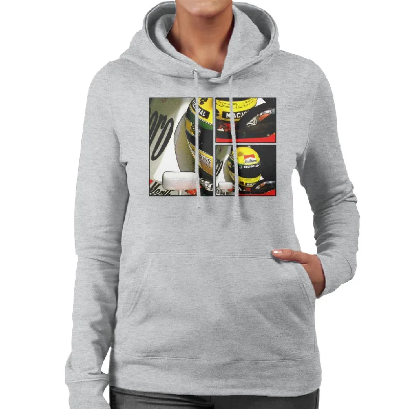 Motorsport Images Ayrton Senna McLaren Circuito Estoril Frame Art Women's Hooded Sweatshirt Hoodie with Frayed Bohemian Relaxed Motorsport Images Ayrton Senna McLaren Circuito Estoril Frame Art Women's Hooded Sweatshirt Hoodie with Frayed Bohemian Relaxed