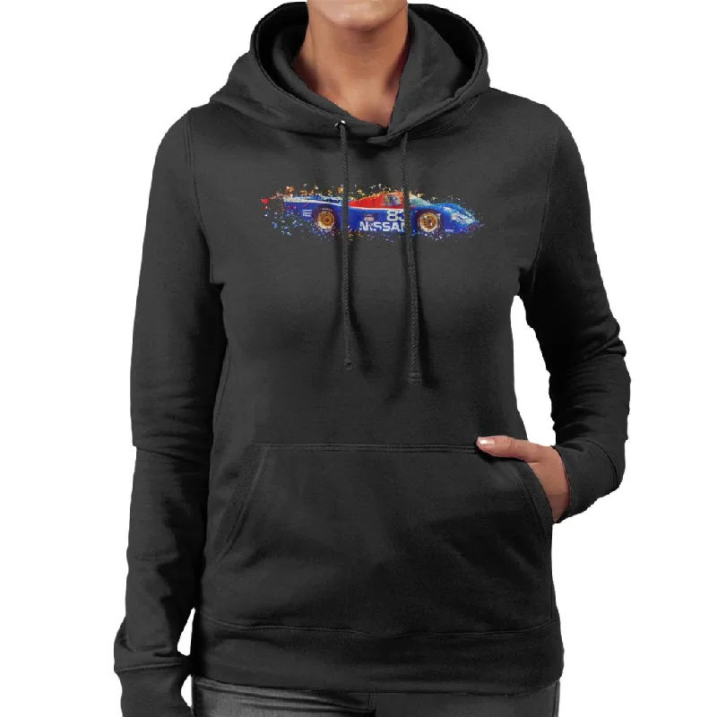 Motorsport Images Brabham Nissan NPT90 IMSA Shatter Women's Hooded Sweatshirt Hoodie with Raglan Sleeves Sporty Comfortable Motorsport Images Brabham Nissan NPT90 IMSA Shatter Women's Hooded Sweatshirt Hoodie with Raglan Sleeves Sporty Comfortable
