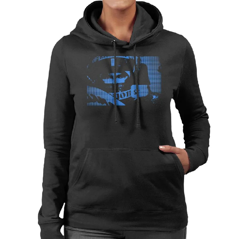 Motorsport Images Damon Hill Helmet Pop Art Women's Hooded Sweatshirt Hoodie Dress Longline Feminine Motorsport Images Damon Hill Helmet Pop Art Women's Hooded Sweatshirt Hoodie Dress Longline Feminine