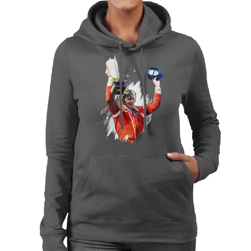 Motorsport Images James Hunt French GP Victory Women's Hooded Sweatshirt Hoodie with Fur Luxurious Winter Motorsport Images James Hunt French GP Victory Women's Hooded Sweatshirt Hoodie with Fur Luxurious Winter