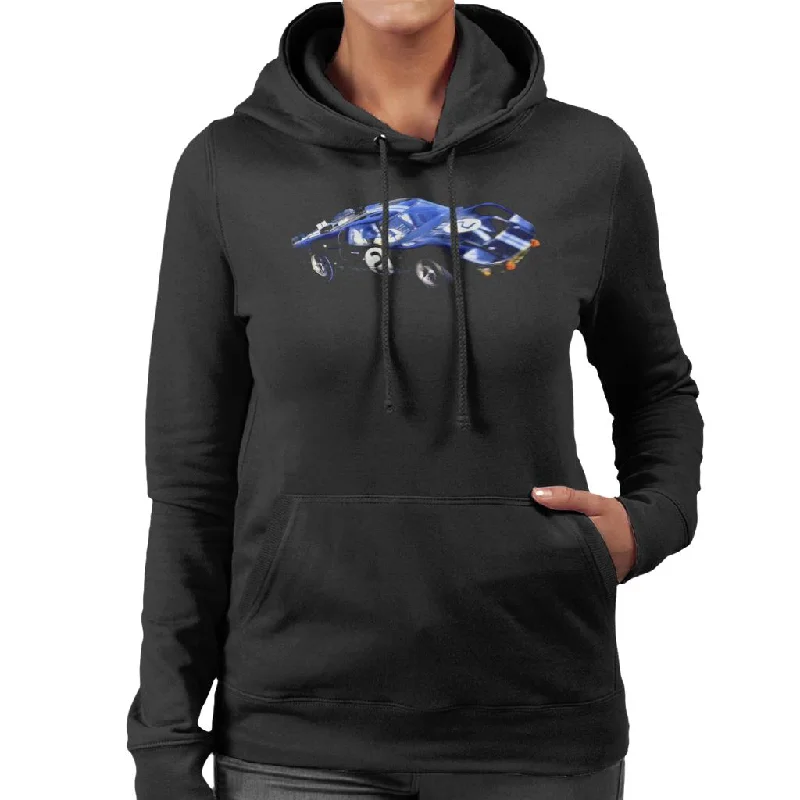 Motorsport Images Ken Miles Ford Mk II Women's Hooded Sweatshirt Hoodie with Drawstring Waist Adjustable Fitted Motorsport Images Ken Miles Ford Mk II Women's Hooded Sweatshirt Hoodie with Drawstring Waist Adjustable Fitted