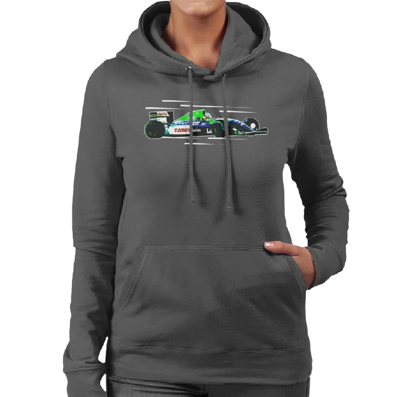 Motorsport Images Nigel Mansell FW14 At Silverstone Women's Hooded Sweatshirt Hoodie with Puffed Sleeves Voluminous Trendy Motorsport Images Nigel Mansell FW14 At Silverstone Women's Hooded Sweatshirt Hoodie with Puffed Sleeves Voluminous Trendy