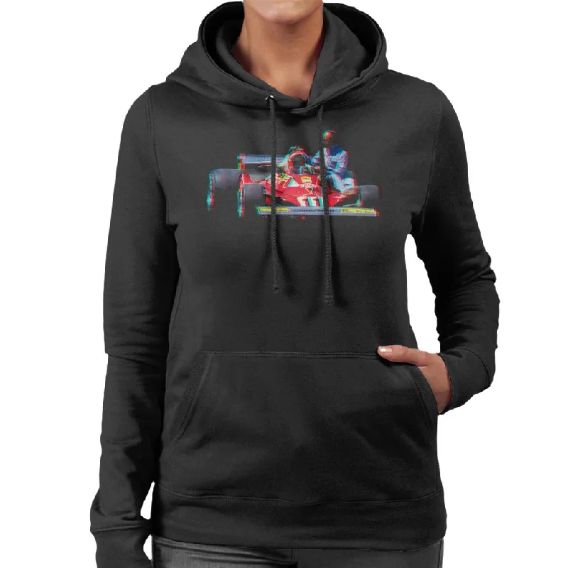 Motorsport Images Niki Lauda 312T2 Mechanic Lift Women's Hooded Sweatshirt Hoodie with Strings Custom Fit Adjustable Motorsport Images Niki Lauda 312T2 Mechanic Lift Women's Hooded Sweatshirt Hoodie with Strings Custom Fit Adjustable