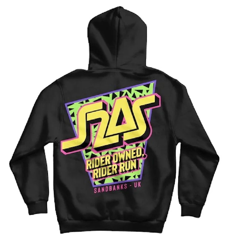 S2AS Retro Hoodie Hoodie with Relaxed Fit Easy Casual