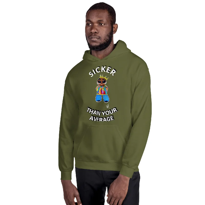 SIcker Than Your Average Unisex Hoodie Hoodie with Emblem Brand Identity