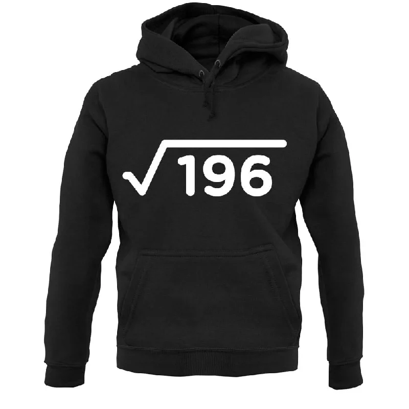 Square Root Birthday 14 Unisex Hoodie Hoodie with Half-Zip Sporty Casual