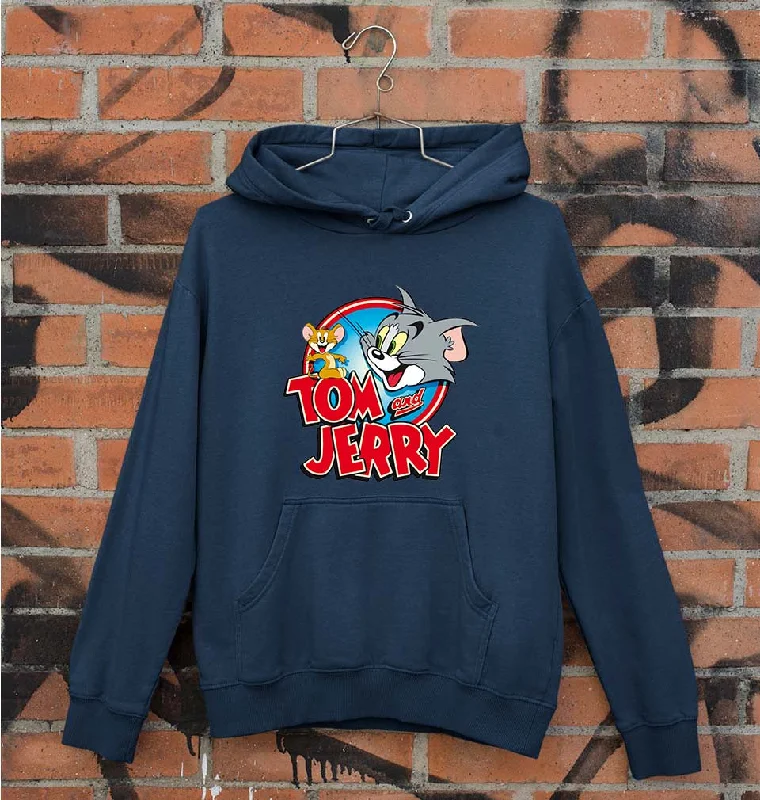 Tom & Jerry Unisex Hoodie for Men/Women Hoodie with Reflective Safety Nightwear