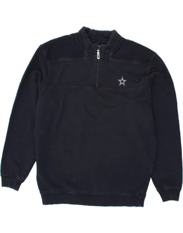 VINEYARD VINES Mens Zip Neck Sweatshirt Jumper Large Navy Blue Cotton Hoodie with Batwing Sleeves Loose Dramatic VINEYARD VINES Mens Zip Neck Sweatshirt Jumper Large Navy Blue Cotton Hoodie with Batwing Sleeves Loose Dramatic