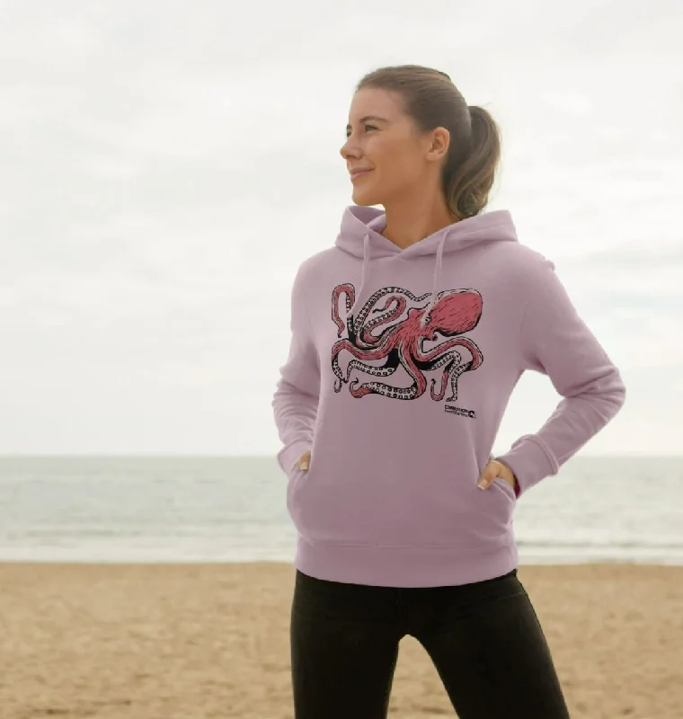 Women's Octopus Hoodie Hoodie with Elastic Waist Stretchable Comfortable
