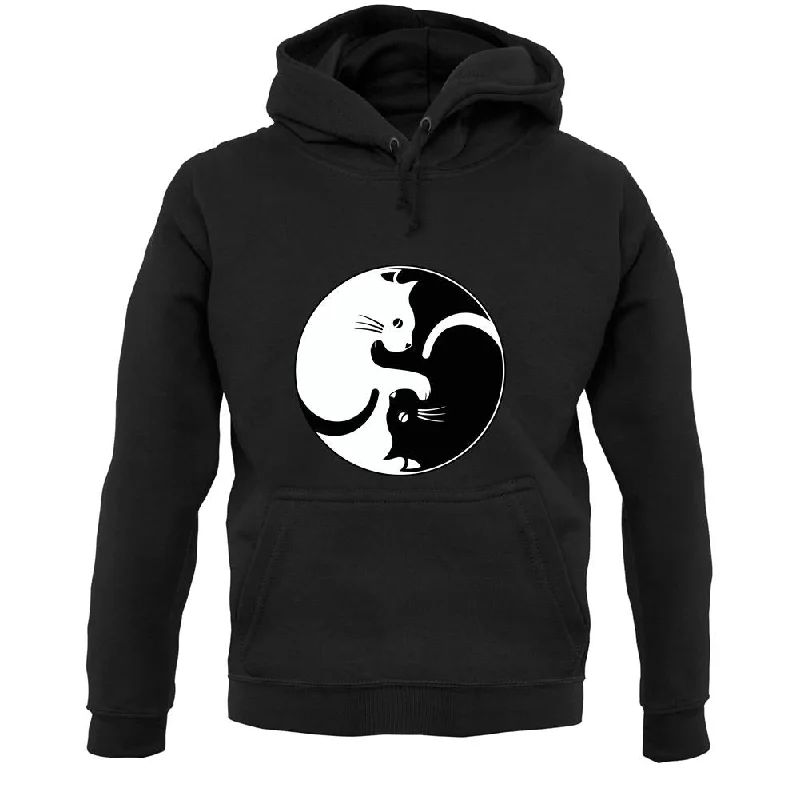 Yin Yang Cat Unisex Hoodie