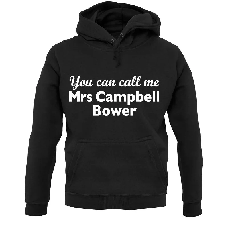 You Can Call Me Mrs Campbell Bower Unisex Hoodie Hoodie with Thumb Holes Functional Cozy You Can Call Me Mrs Campbell Bower Unisex Hoodie Hoodie with Thumb Holes Functional Cozy