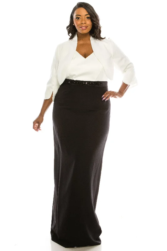 Adrianna Papell AP081907701 Long Formal Plus Size Jacket Dress Cardigan Sweater Pullover Adrianna Papell AP081907701 Long Formal Plus Size Jacket Dress Cardigan Sweater Pullover