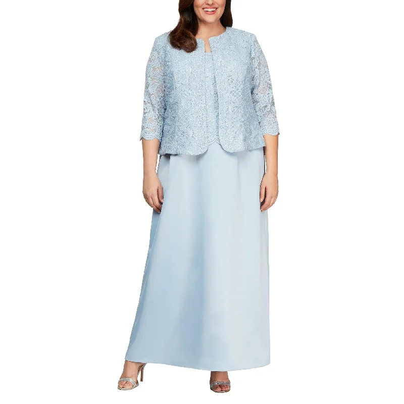 Alex Evenings AE84122326 Long Plus Size Jacket Dress Ribbed Jacket Pleated Jacket Ruffled Jacket Alex Evenings AE84122326 Long Plus Size Jacket Dress Ribbed Jacket Pleated Jacket Ruffled Jacket