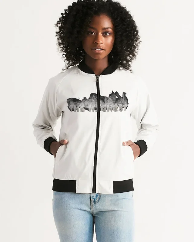 CLEAN STAMP Women's Bomber Jacket