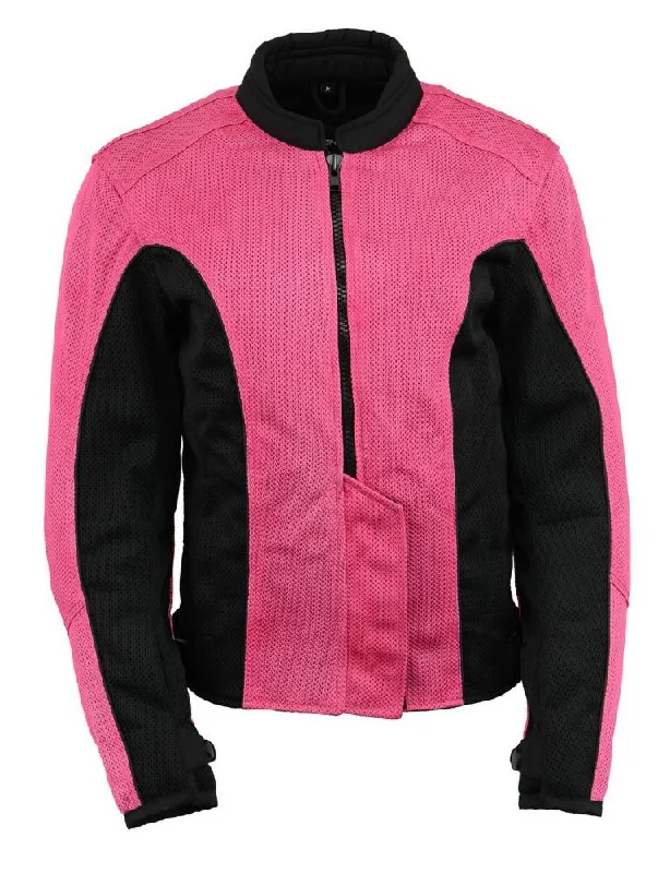 M Boss Motorcycle Apparel BOS22702 Ladies Black and Fuchsia Mesh Racer Jacket with Full Armor Corduroy Jacket Velvet Jacket Brocade Jacket M Boss Motorcycle Apparel BOS22702 Ladies Black and Fuchsia Mesh Racer Jacket with Full Armor Corduroy Jacket Velvet Jacket Brocade Jacket
