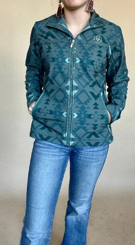 New Team Softshell Print Jacket Pinewood