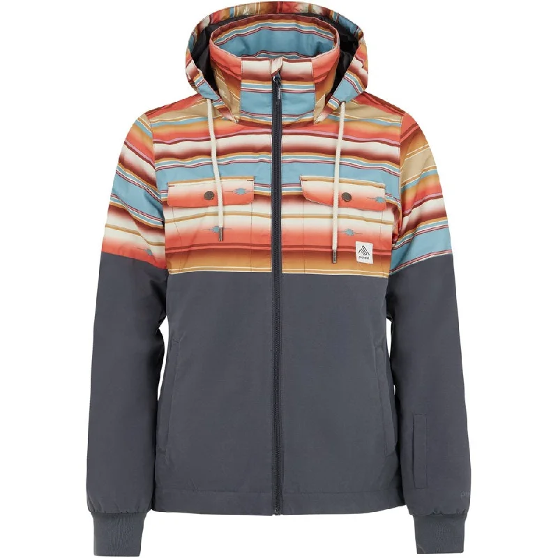 Protest Dryad Womens Jacket Print Jacket Jacquard Jacket Patchwork Jacket