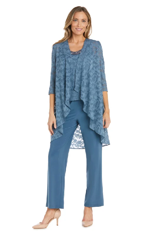 R&M Richards 1216 Long Formal Pant Suit Jacket Set Jacket Blazer Coat