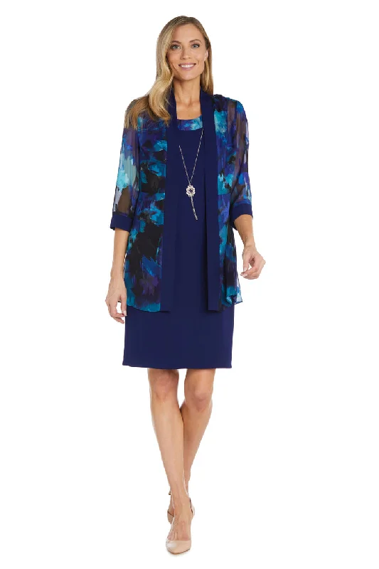 R&M Richards 9949 Printed Short Jacket Dress Anorak Shell Jacket Lightweight Jacket