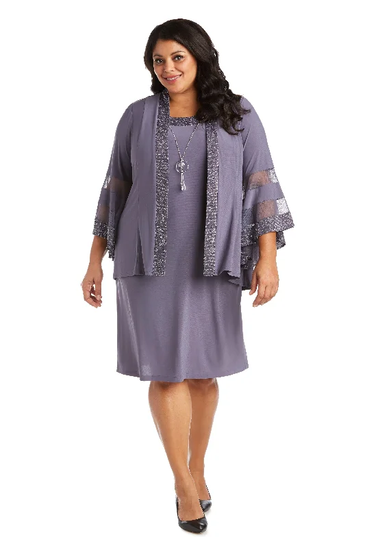 R&M Richards 7005W Plus Size Two Piece Set Jacket Dress Snapped Jacket Toggled Jacket Drawstring Jacket R&M Richards 7005W Plus Size Two Piece Set Jacket Dress Snapped Jacket Toggled Jacket Drawstring Jacket