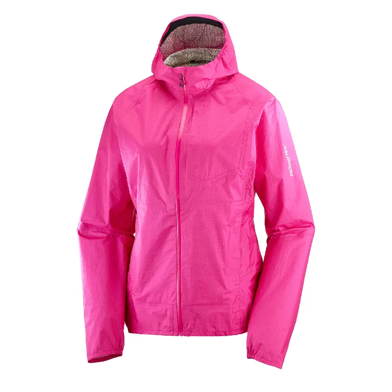 Salomon | Women's Bonatti Waterproof Jacket - Beetroot Purple