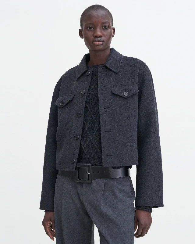 Wool Cashmere Jacket Satin Jacket Silk Jacket Chiffon Jacket
