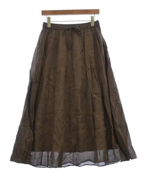 PLST Long/Maxi length skirts leather skirt sleek