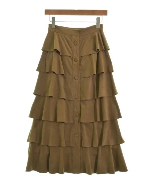 FURFUR Long/Maxi length skirts asymmetrical skirt cut