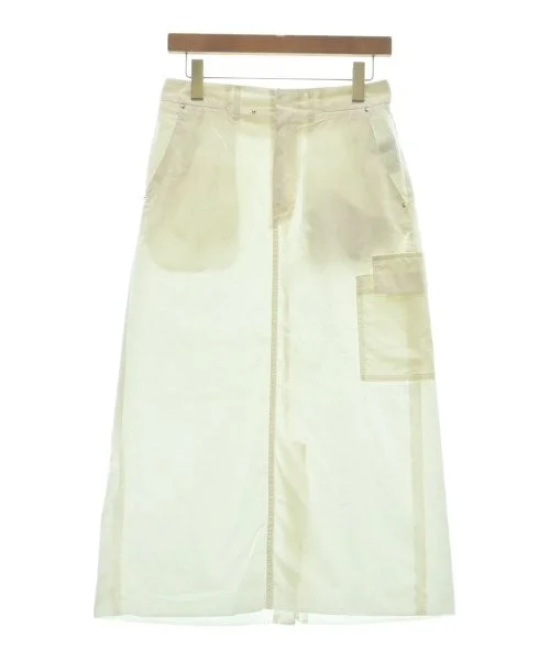 YVON INED N.vague Long/Maxi length skirts velvet skirt glossy