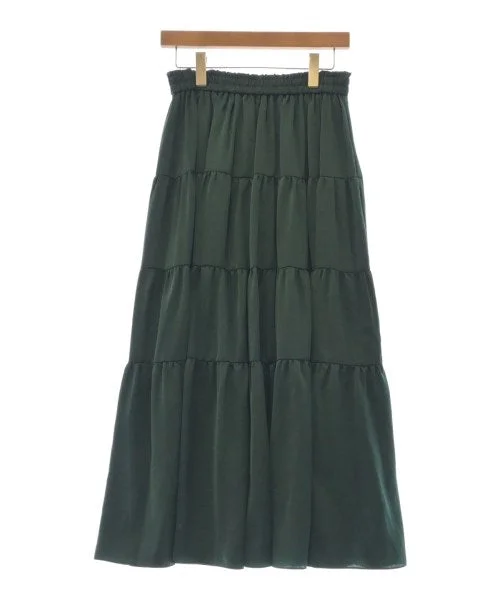 Jiyuku Long/Maxi length skirts elastic waist skirt