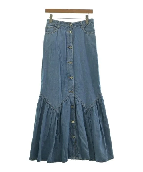 Ganni Long/Maxi length skirts tiered skirt playful