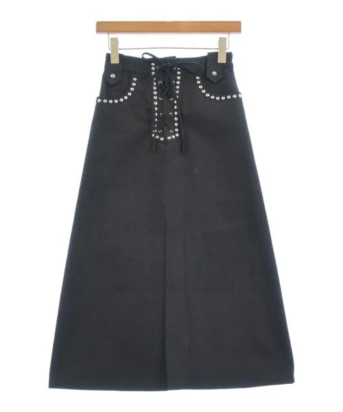 Miu Miu Long/Maxi length skirts leather skirt refined