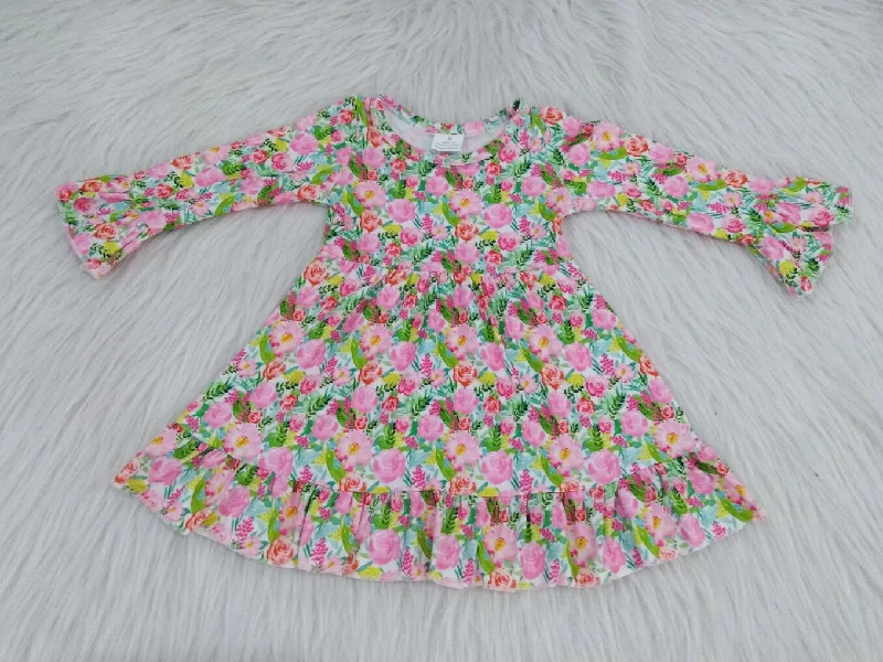 RTS NO MOQ SALES  G1-3-2... Flowers and pink skirt low waist skirt