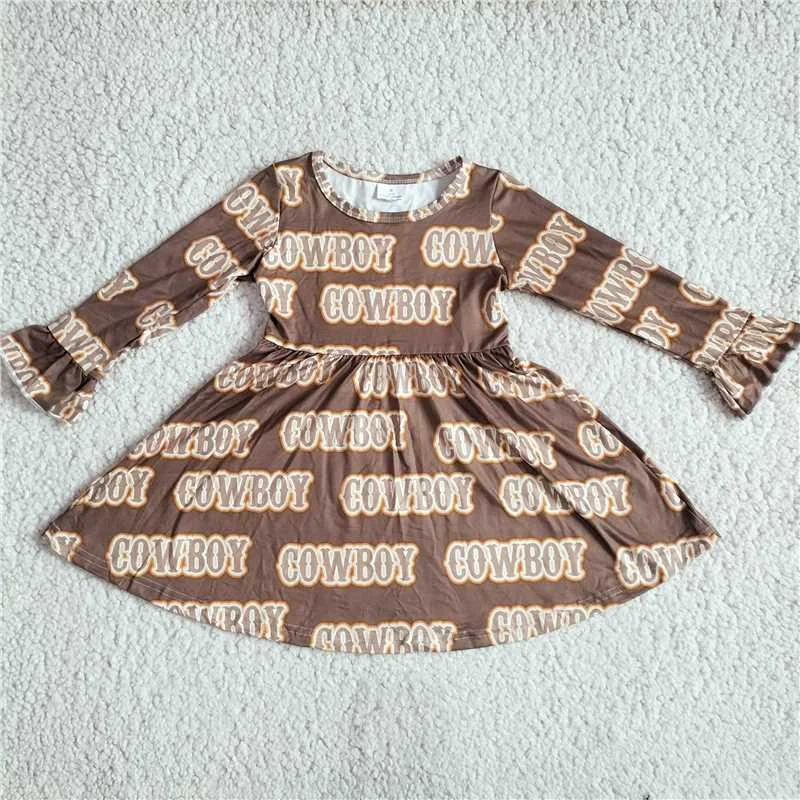 RTS NO MOQ SALES G2-24-8.;' Light brown long-sleeved skirt with letters pencil skirt chic