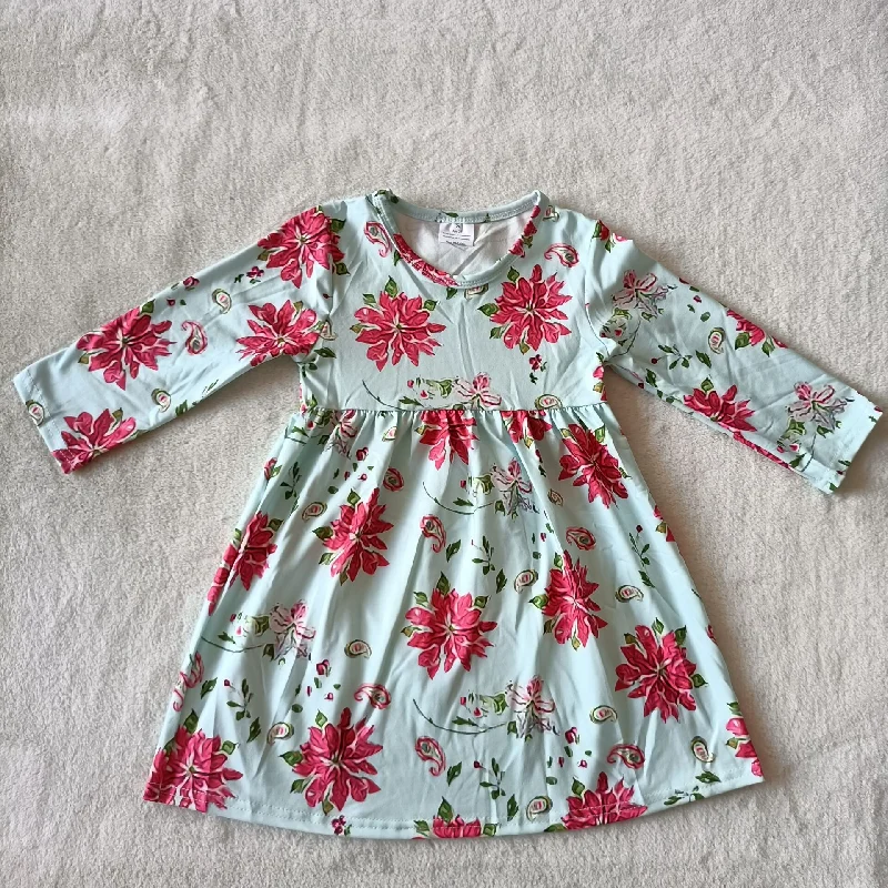 RTS NO MOQ SALES  G3-16-2` Red red spider lily light green skirt slim fit skirt