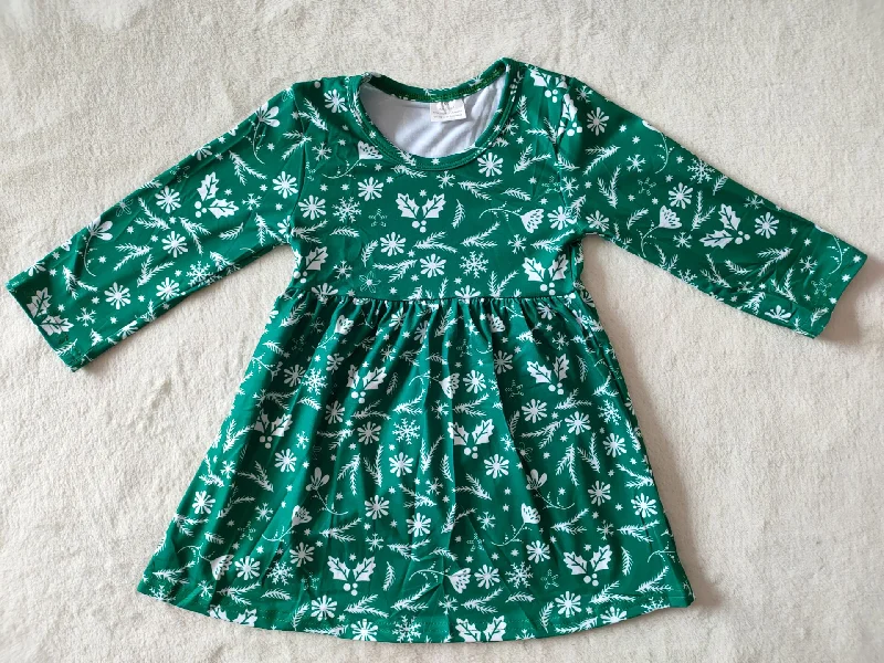 RTS NO MOQ SALES  G3-4-4` Snowflake Plant Green Skirt denim skirt classic