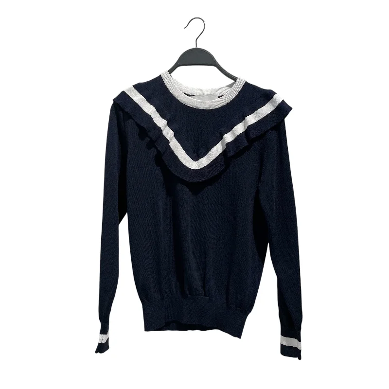 NOMA t.d./Sweater/1/Navy/Rayon/ Fitted Slim Tailored