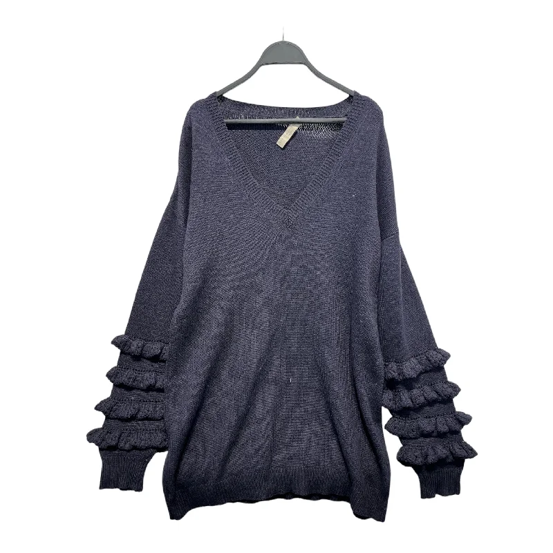 STELLAMcCARTNEY/Heavy Sweater/42/Polyester/NVY/ Elasticated Padded Insulated