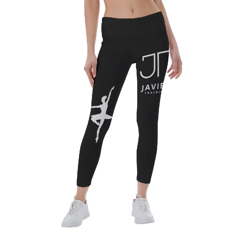 All-Over Print Women's Yoga Leggings Elegant Animal Print Leggings