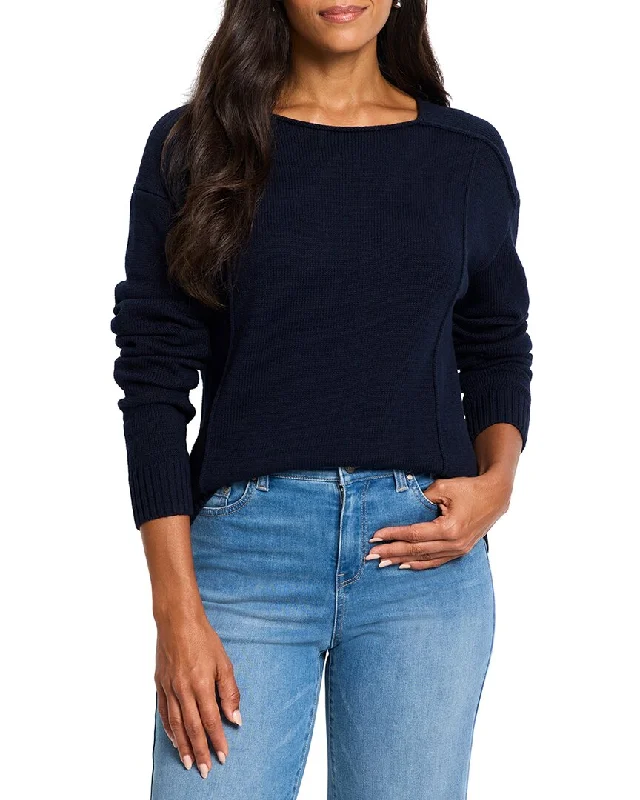 Nic & Zoe Seamed Up Sweater Fleece Sweater Nylon Polyester