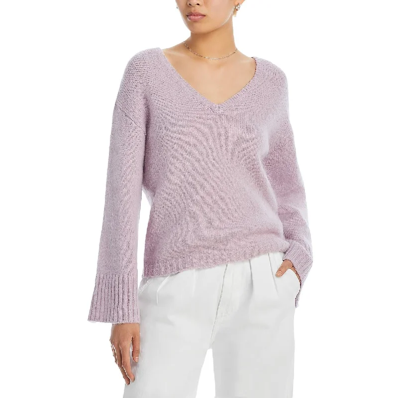 By Malene Birger Womens Cimone Wool Kimono Sleeve V-Neck Sweater Slim Fit Regular Fit Oversized By Malene Birger Womens Cimone Wool Kimono Sleeve V-Neck Sweater Slim Fit Regular Fit Oversized