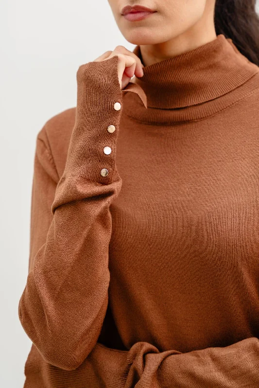 CLASSIC ROLLNECK SWEATER Fleece Sweater Nylon Polyester