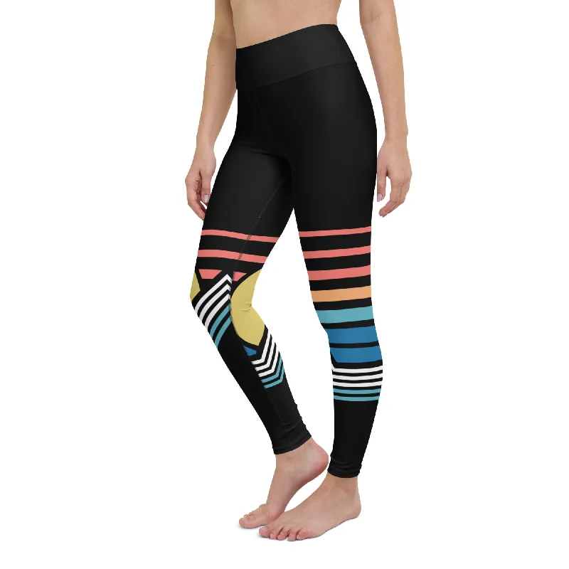 Women's UPF 50 Paddleboard SUP Swim Leggings - Colorado Mountains Trendy High-Waist Tummy Control Leggings Women's UPF 50 Paddleboard SUP Swim Leggings - Colorado Mountains Trendy High-Waist Tummy Control Leggings